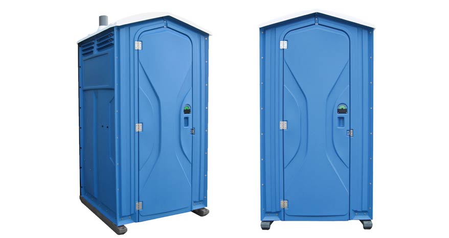 Long-term porta potty units on site in Venice, Florida